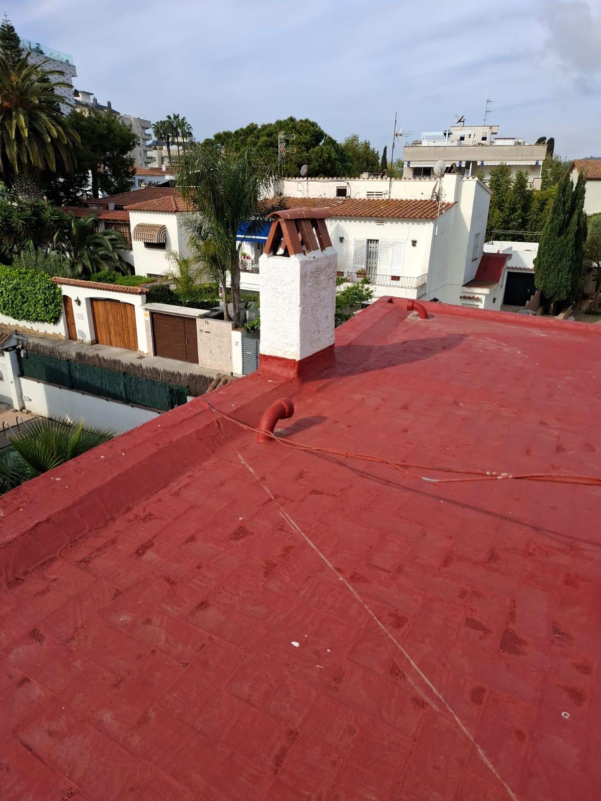 Impermeabilización con Corcho Proyectado en Sitges