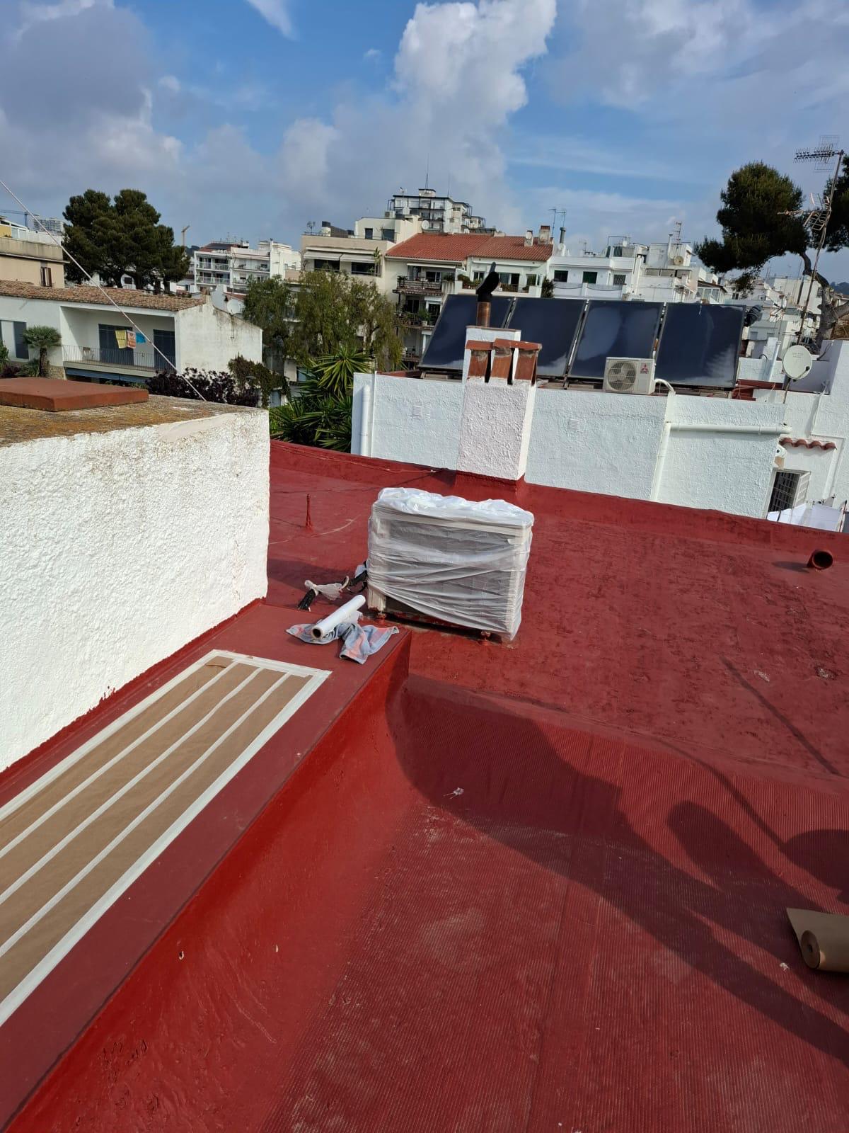 Impermeabilización con Corcho Proyectado en Sitges