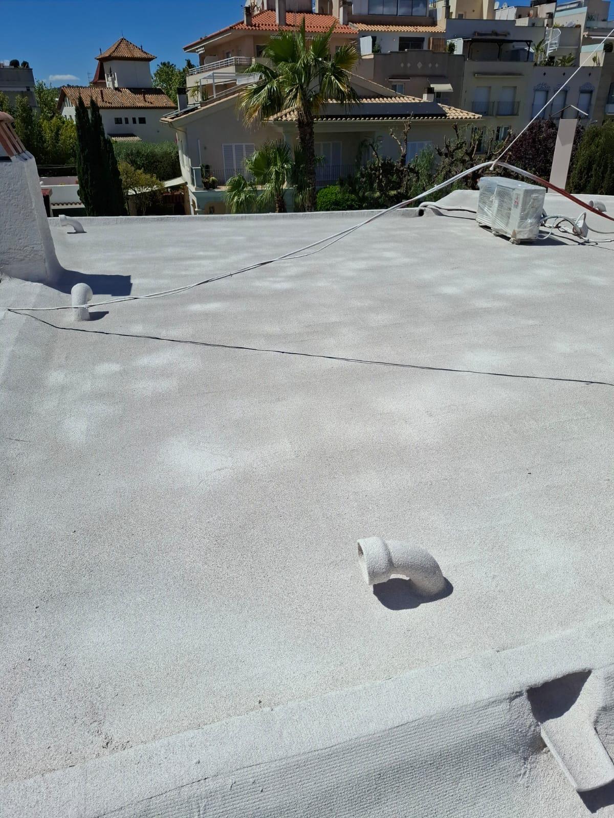 Impermeabilización con Corcho Proyectado en Sitges