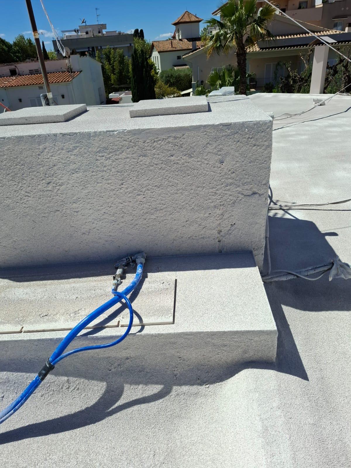 Impermeabilización con Corcho Proyectado en Sitges