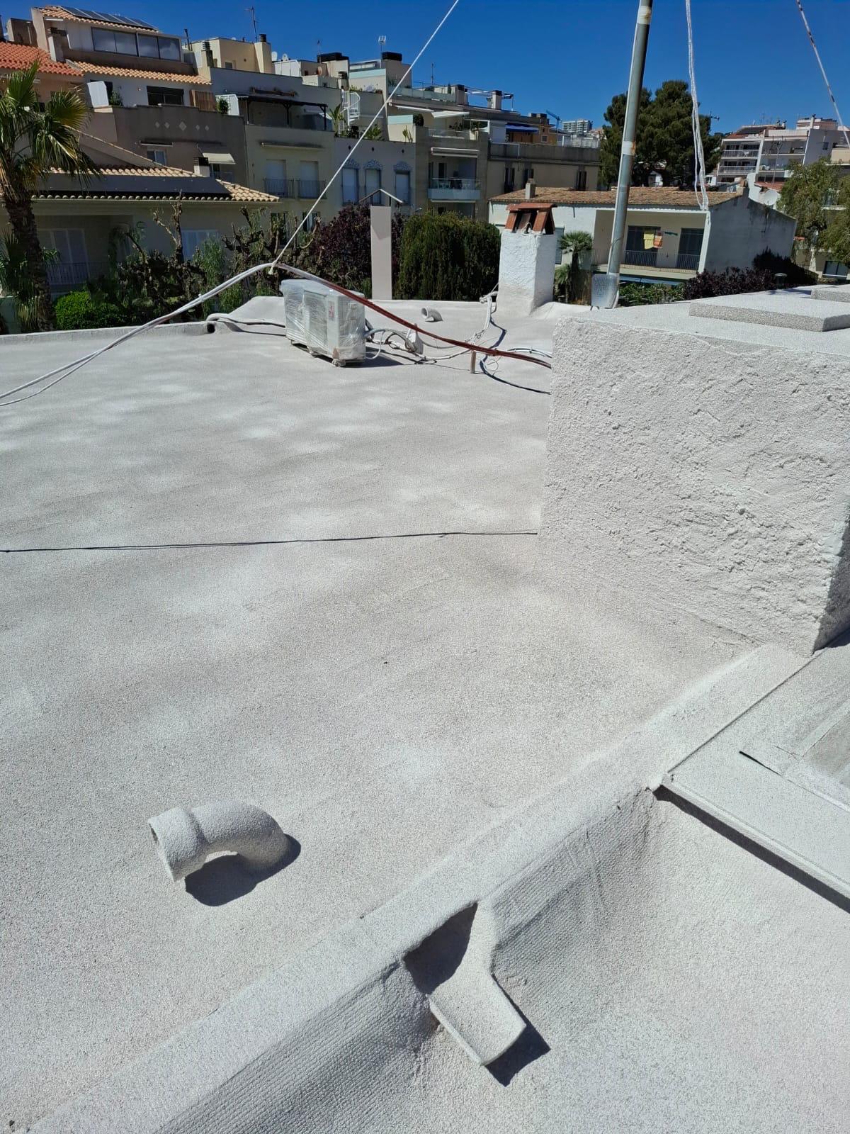 Impermeabilización con Corcho Proyectado en Sitges