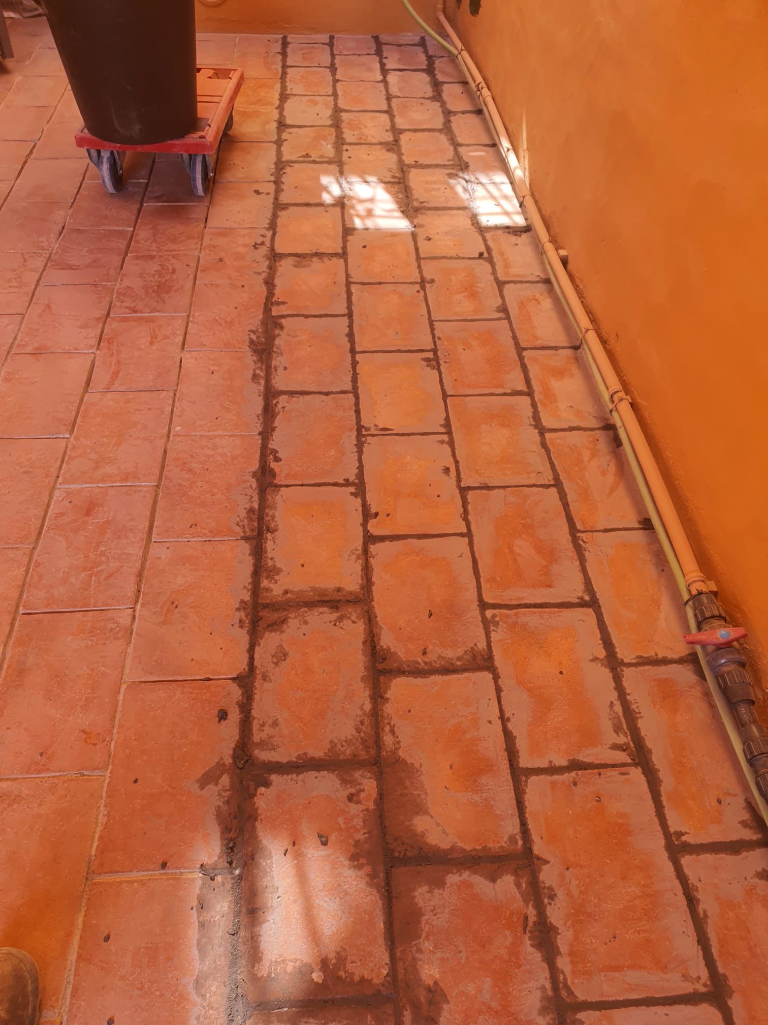 Renovación de suelo de terracota en vivienda particular (2024)